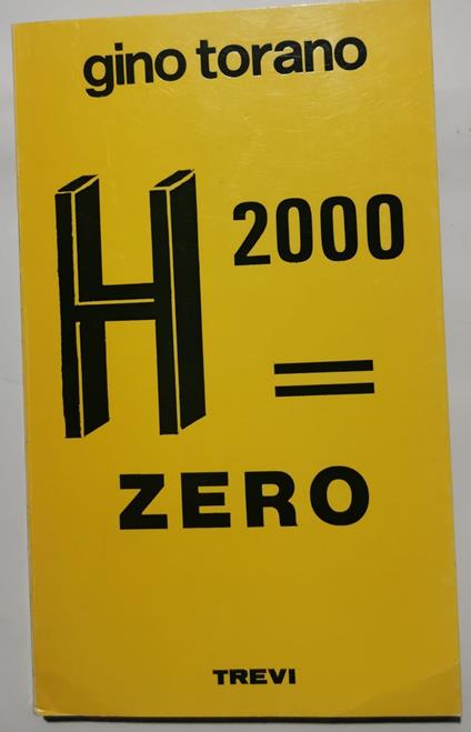 H 2000= zero - copertina
