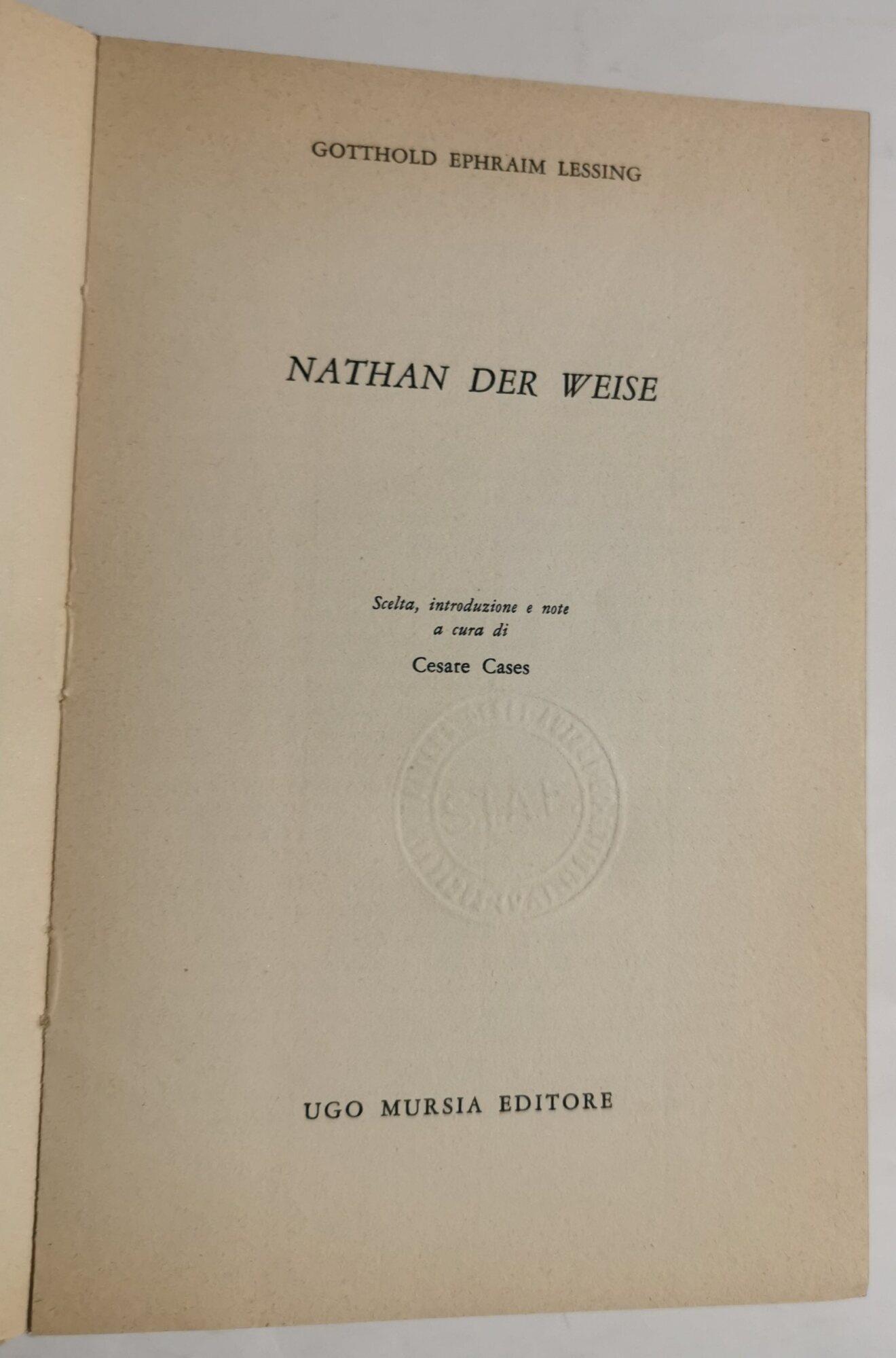 Nathan der Weise
