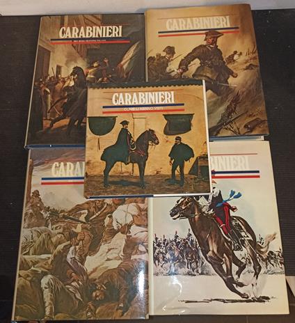 Carabinieri due secoli di storia italiana- 5 voll - copertina