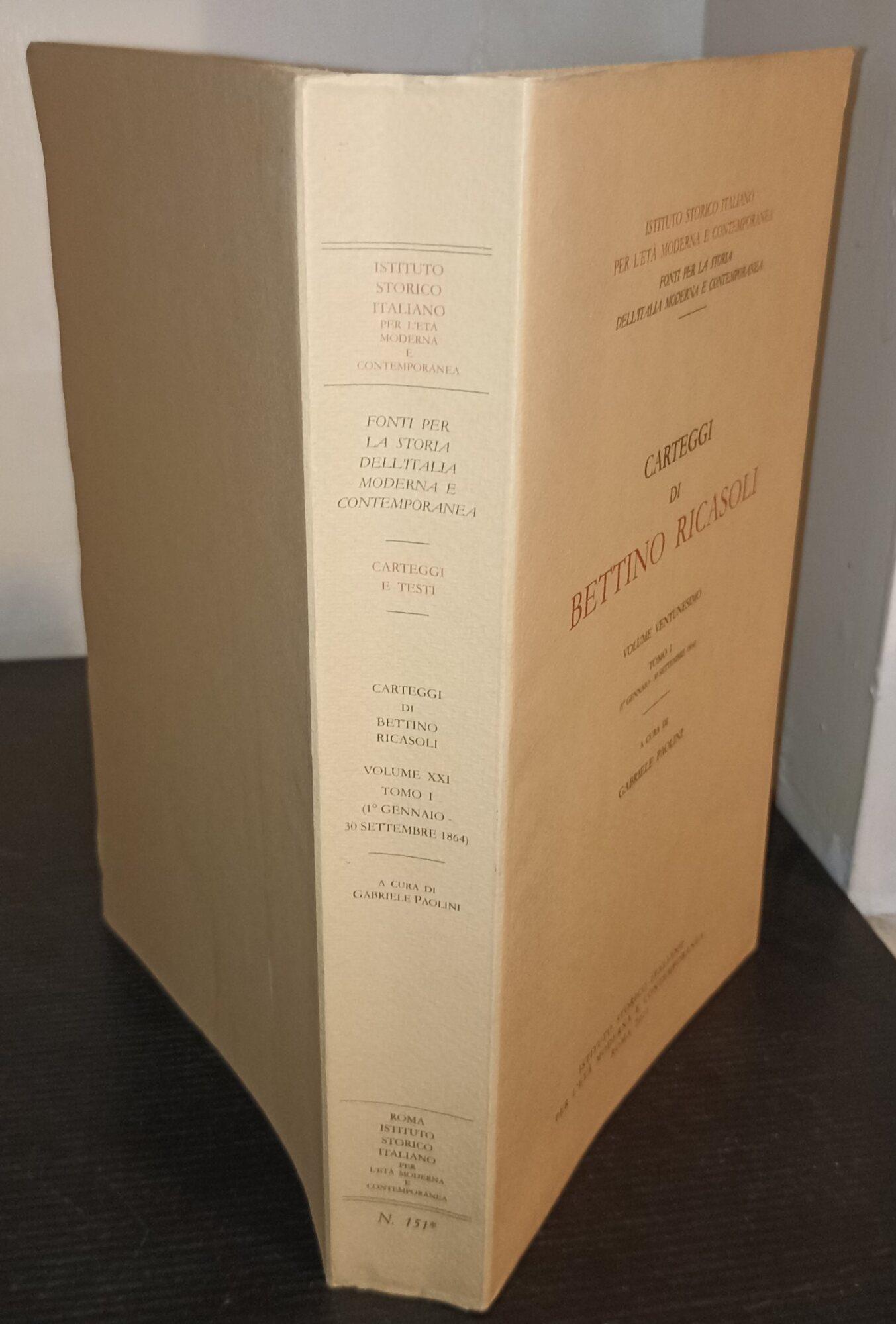 Carteggi di Bettino Ricasoli