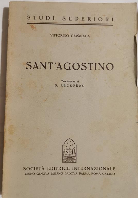 Sant'Agostino - copertina