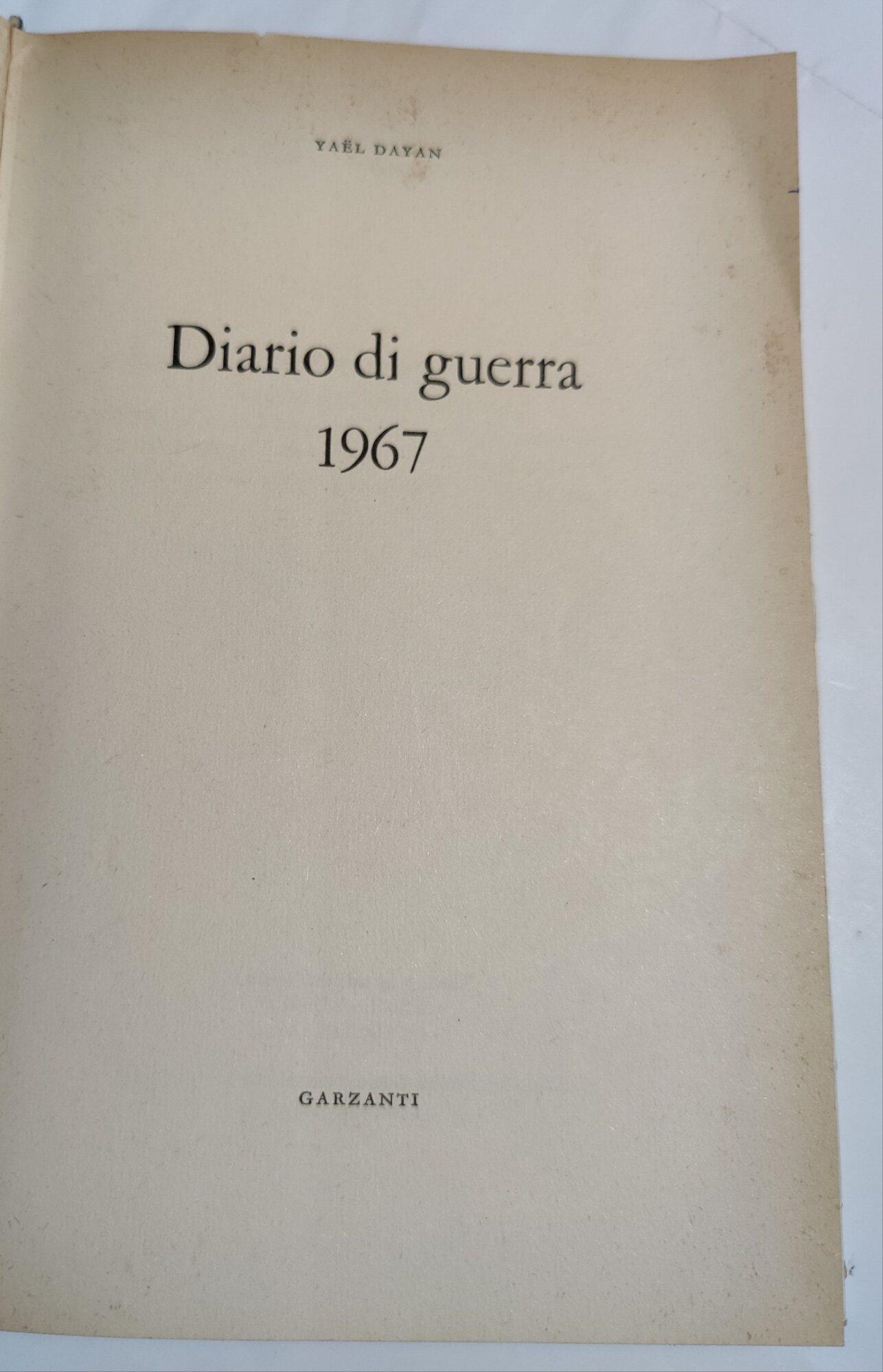 Diario di guerra 1967