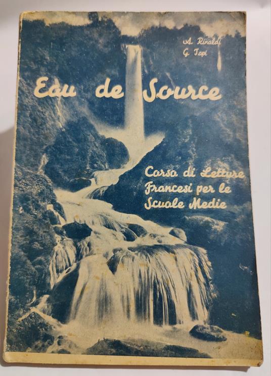Eau de source - corso di letture francesi per le scuole medie - copertina