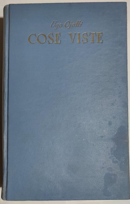 Cose Viste - Ugo Ojetti - copertina