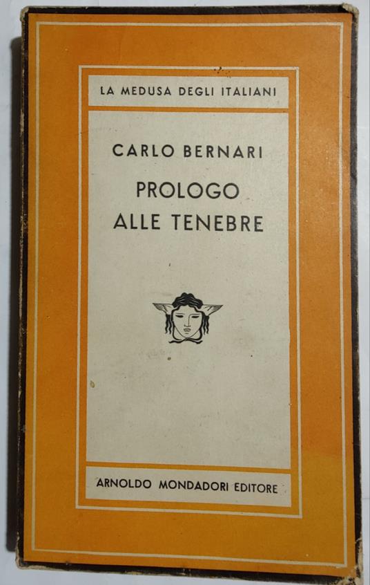 Prologo alle tenebre - Carlo Bernari - copertina