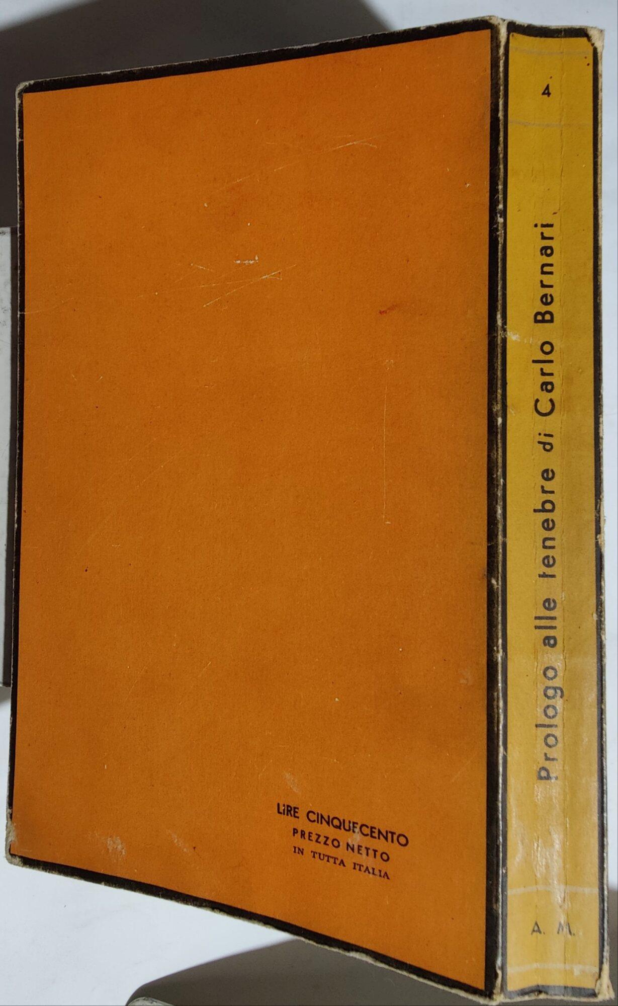 Prologo alle tenebre