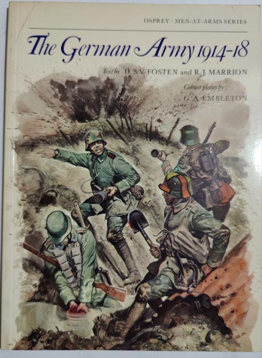 The German Army 1914 -18 - copertina