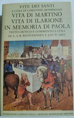 Vita di Martino - Vita di Ilarione - In memoria di Paola