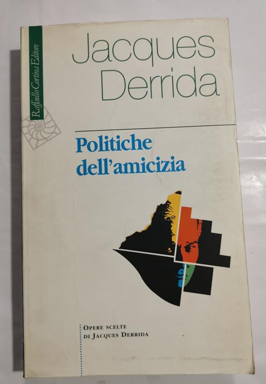 Politiche dell'amicizia - copertina