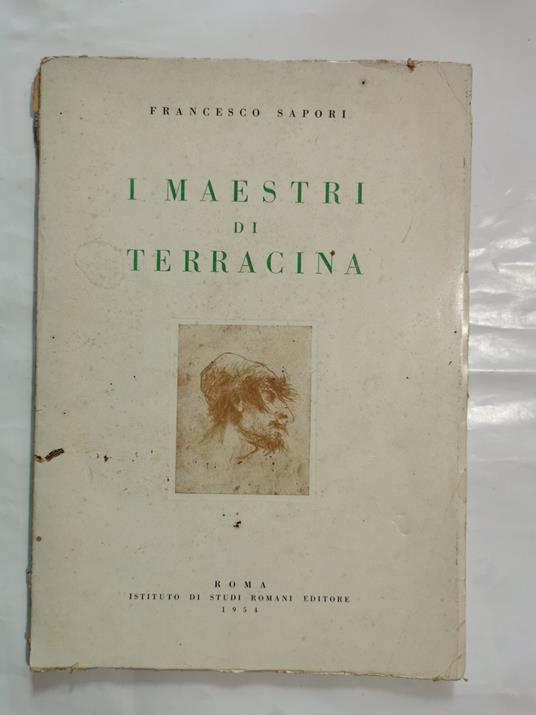 I Maestri di Terracina - Francesco Sapori - copertina