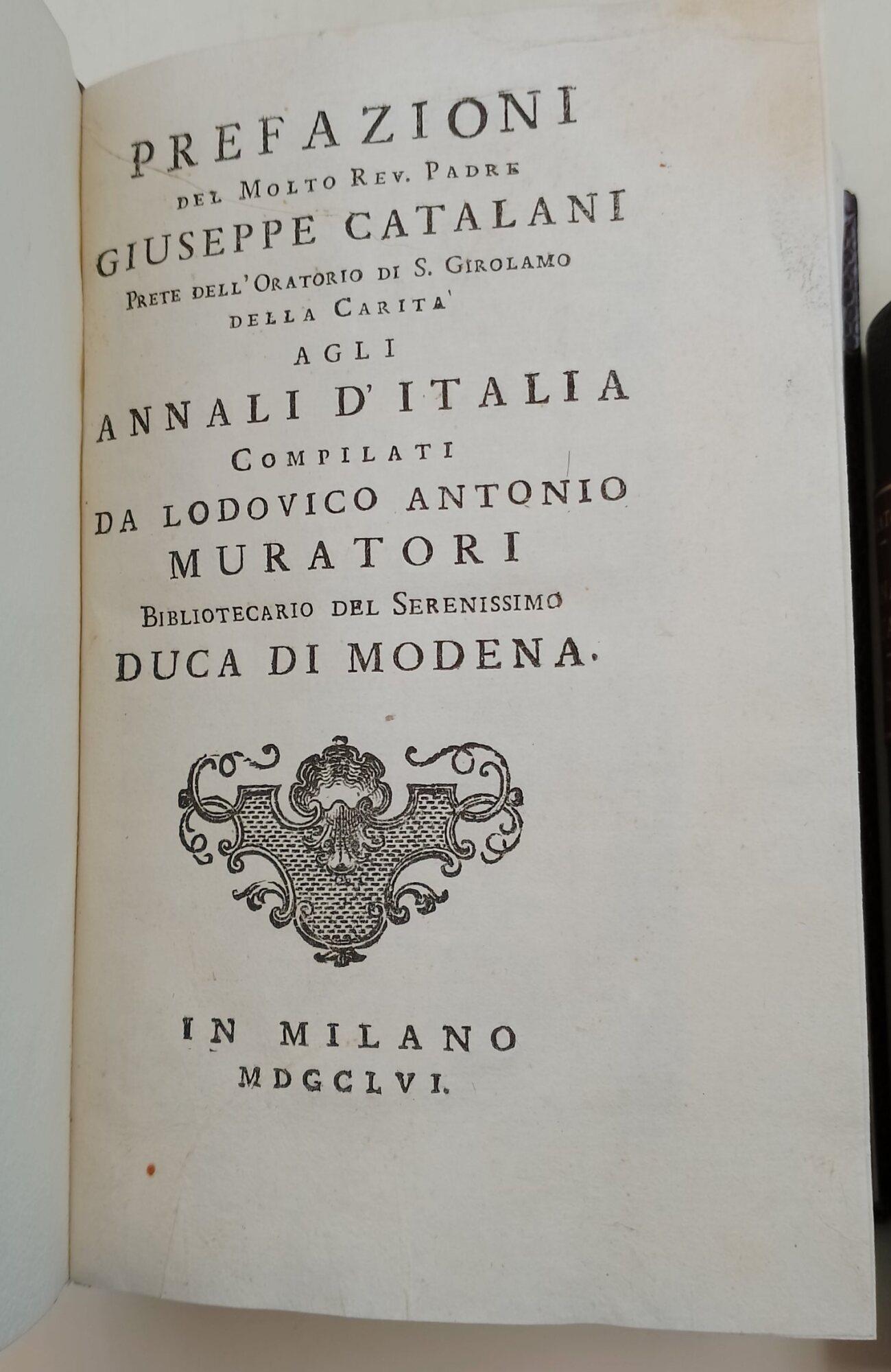 Annali d'Italia dal principio dell'era volgare sino all'anno MDCCXLIX- XIV tomi+ indice+prefazioni di Giuseppe Catalani