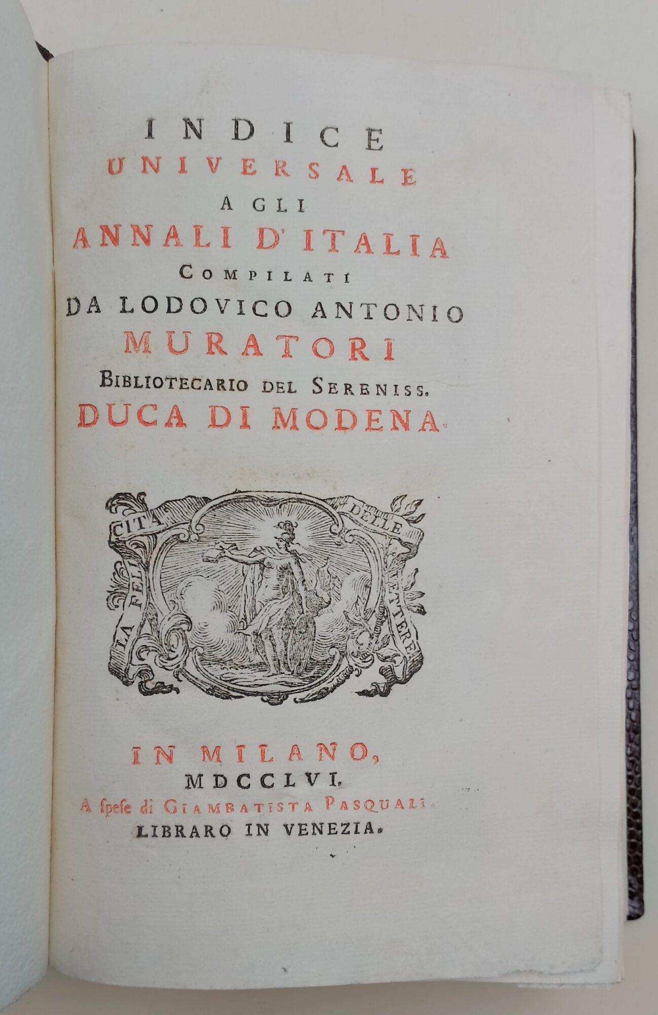 Annali d'Italia dal principio dell'era volgare sino all'anno MDCCXLIX- XIV tomi+ indice+prefazioni di Giuseppe Catalani