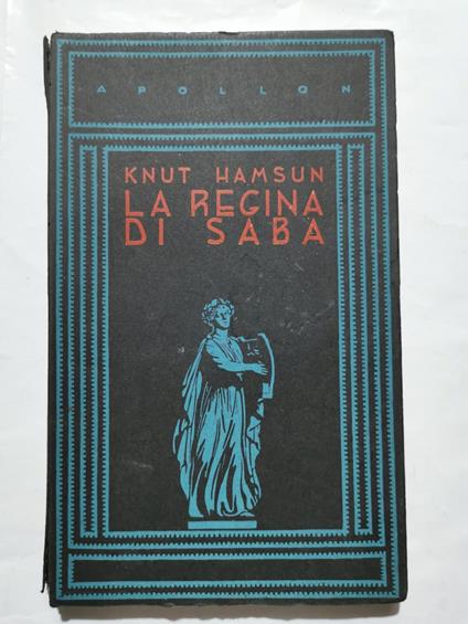 La regina di Saba - Knut Hamsun - copertina