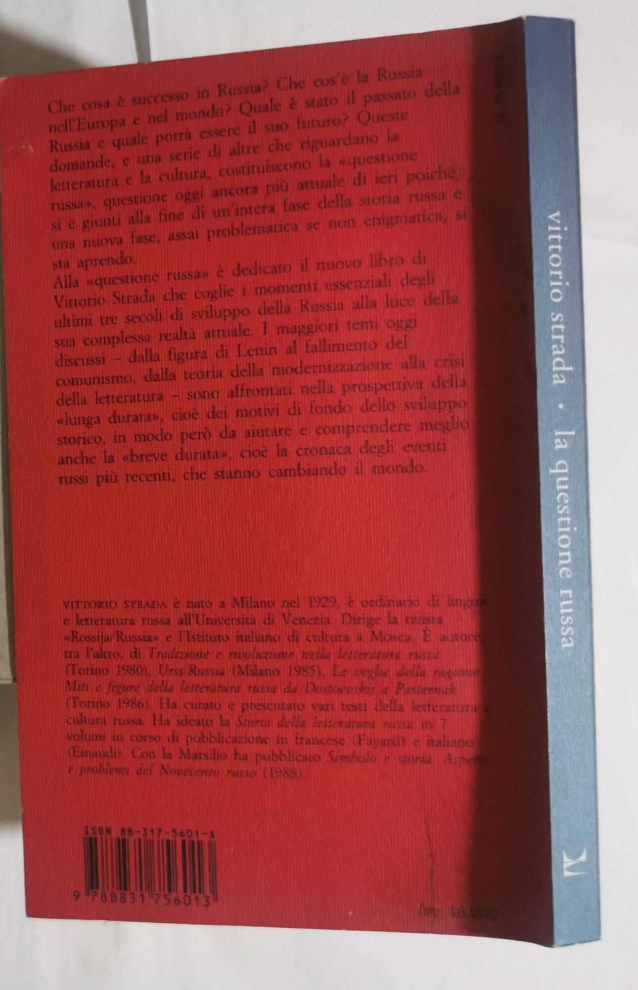 La questione russa - identità e destino