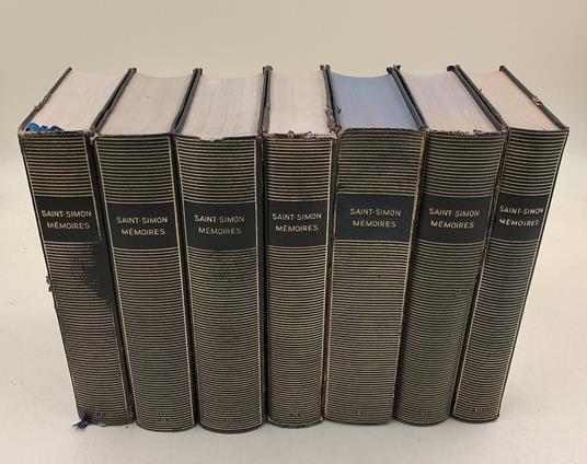 Memoires- 7 tomi - Claude-Henri de Saint-Simon - copertina