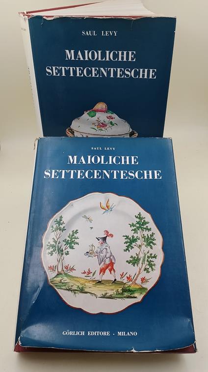 Maioliche settecentesche-2 voll - Saul Levy - copertina