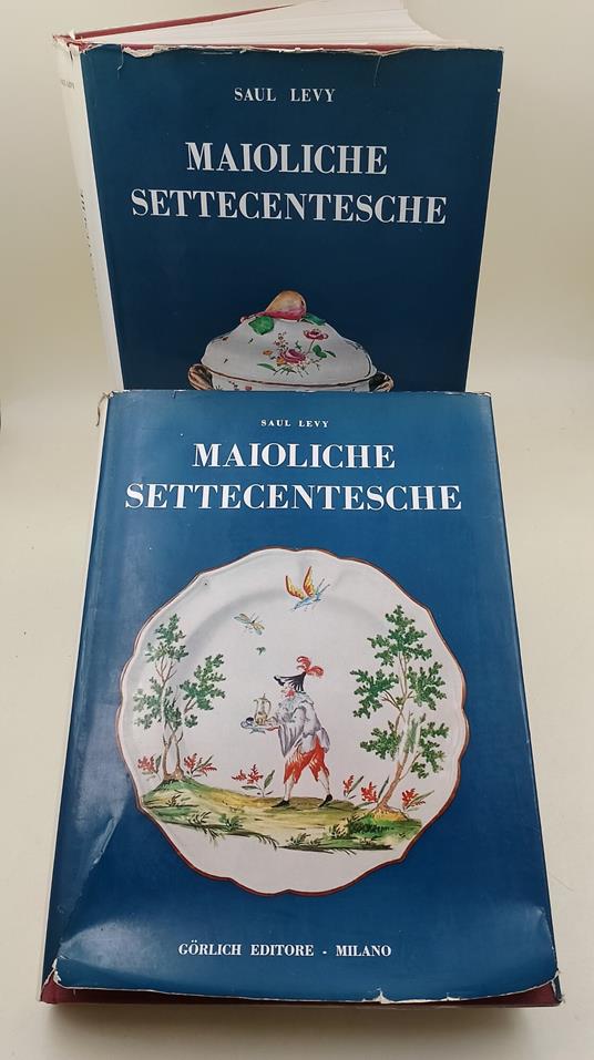 Maioliche settecentesche-2 voll - Saul Levy - copertina