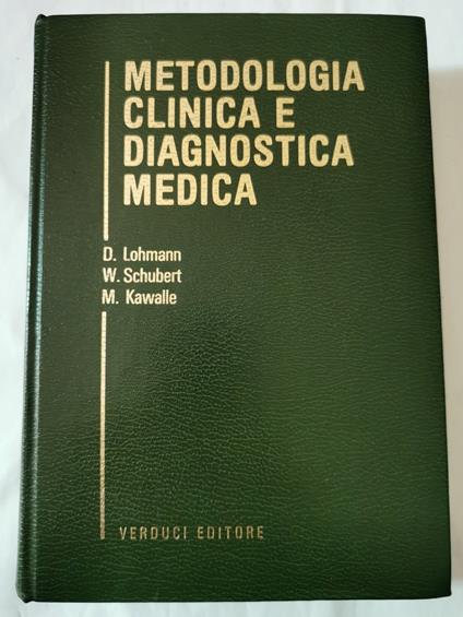 Metodologia clinica e diagnostica medica - copertina