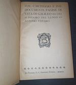 Dal carteggio e dai documenti, pagine di vita di Galileo