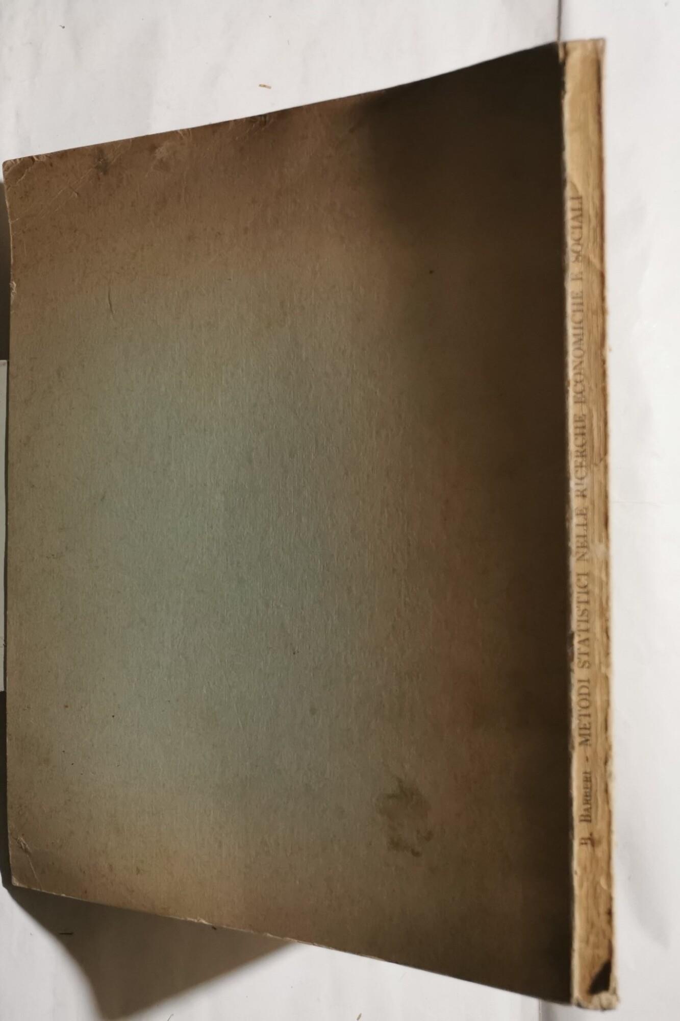 Metodi statistici nelle ricerche economiche e sociali