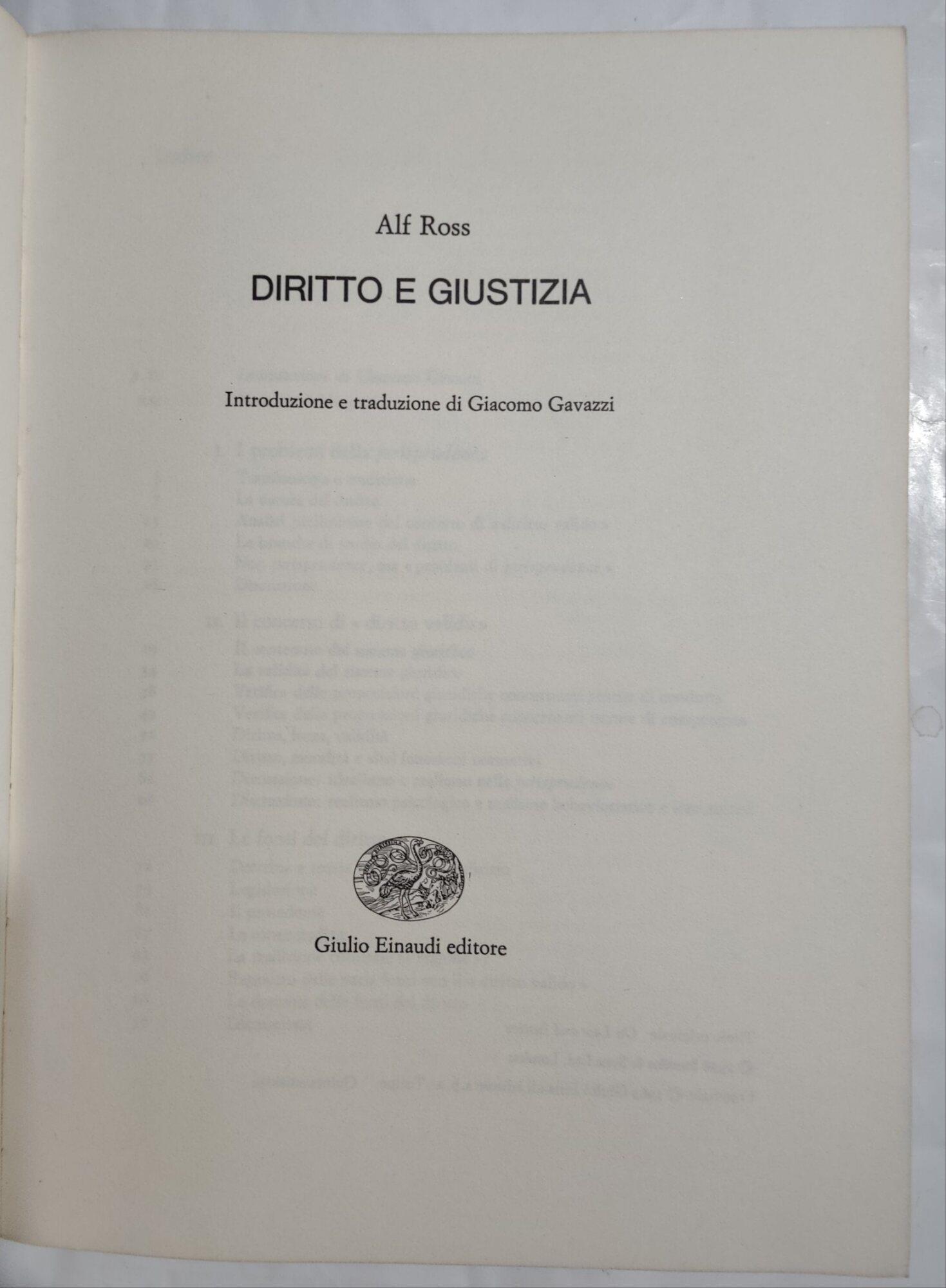 Diritto e giustizia