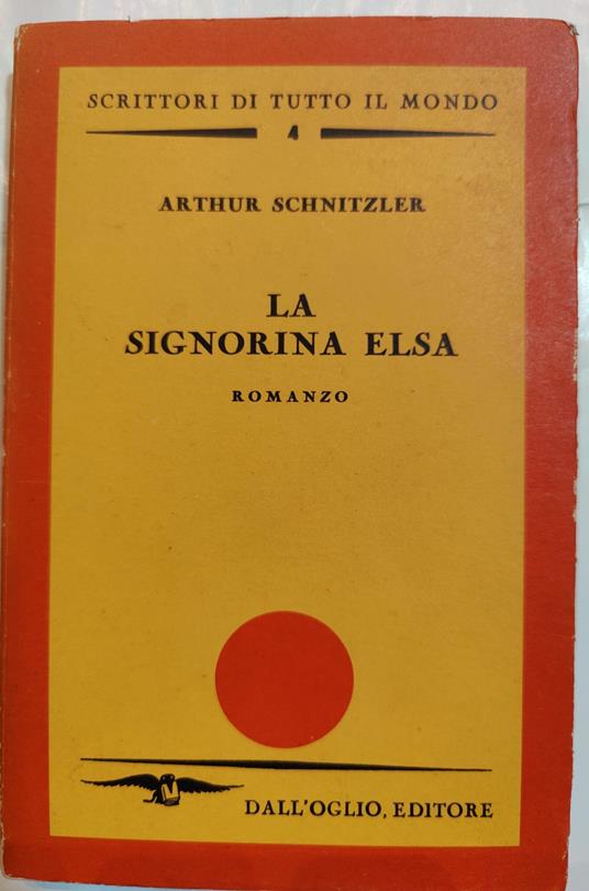 La signorina Elsa - Arthur Schnitzler - copertina