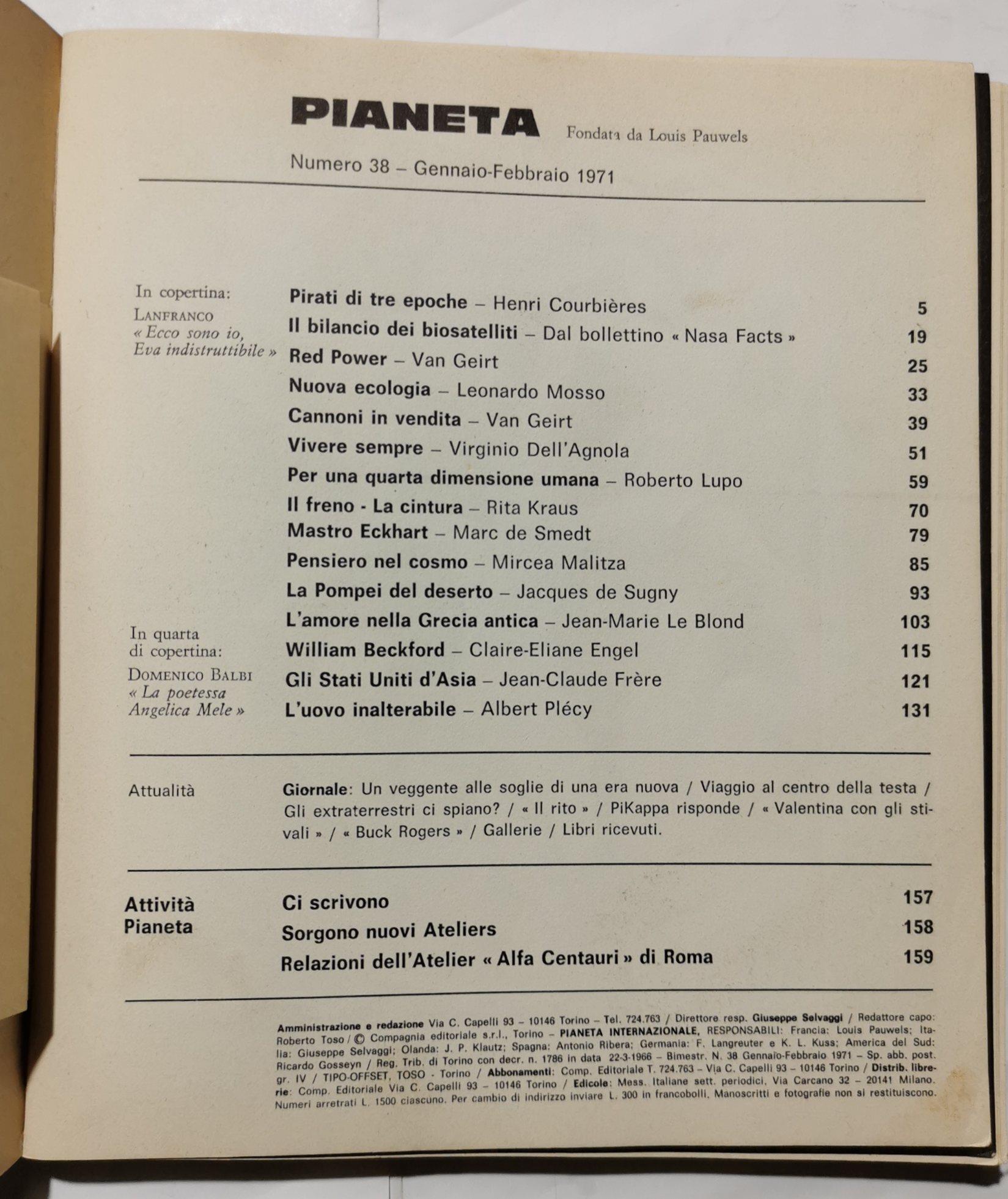 Pianeta - n' 38