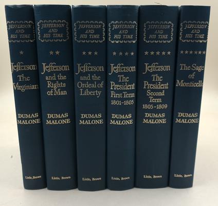 Jefferson and his time- 6 voll - copertina