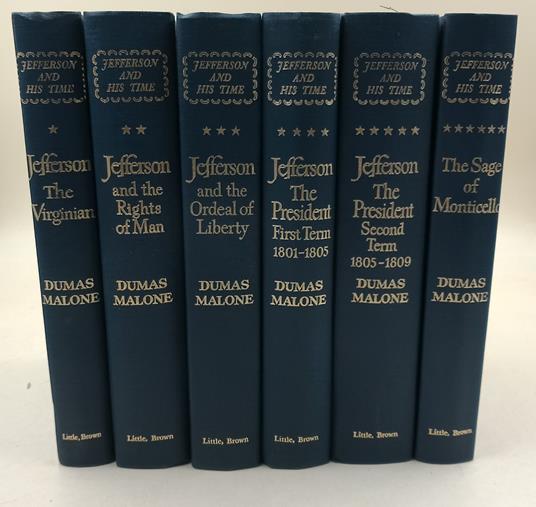 Jefferson and his time- 6 voll - copertina