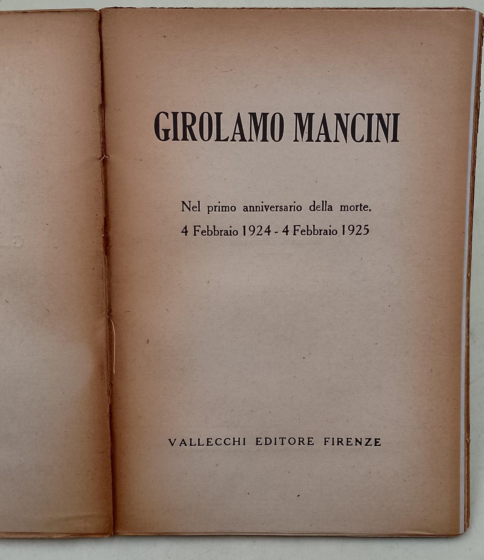 Girolamo Mancini(1832-1924)