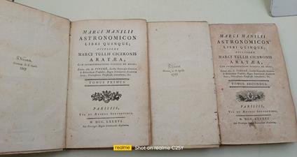 Astronomicon- 2 tomi - Marci Manilii - copertina