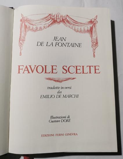 Favole scelte - copertina
