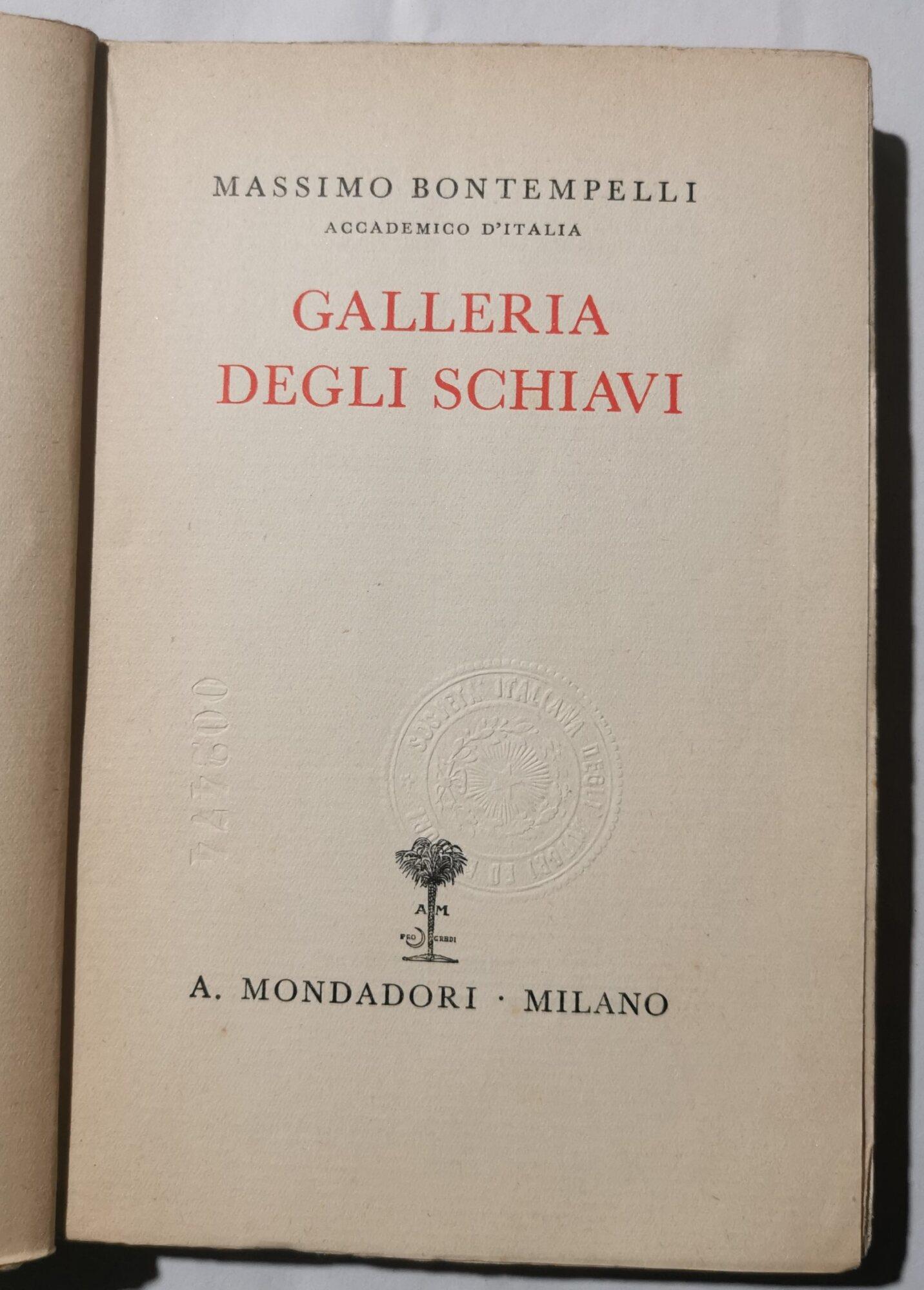 Galleria degli schiavi