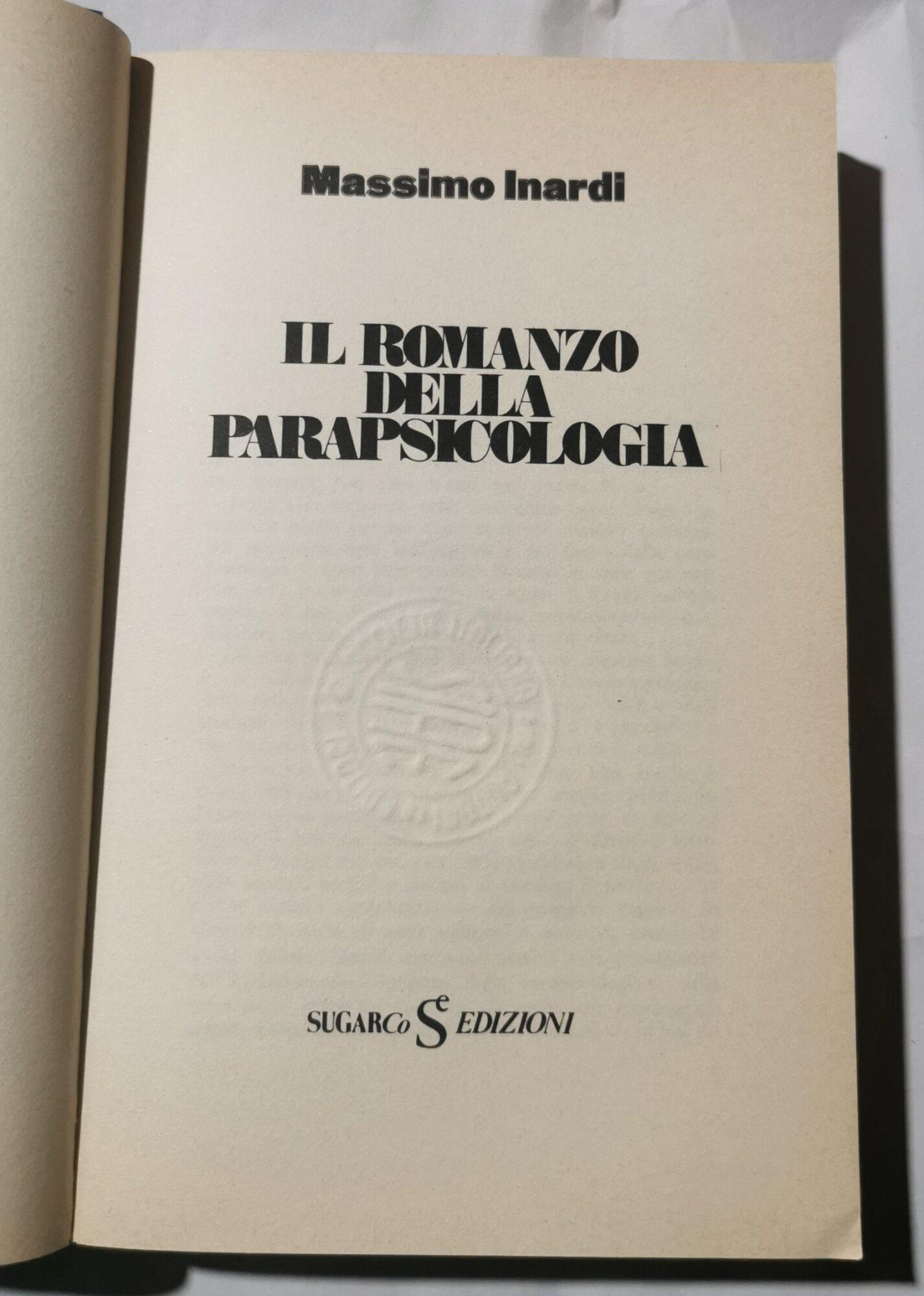 Il romanzo della parapsicologia