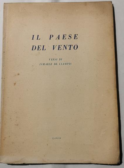 Il paese del vento - copertina