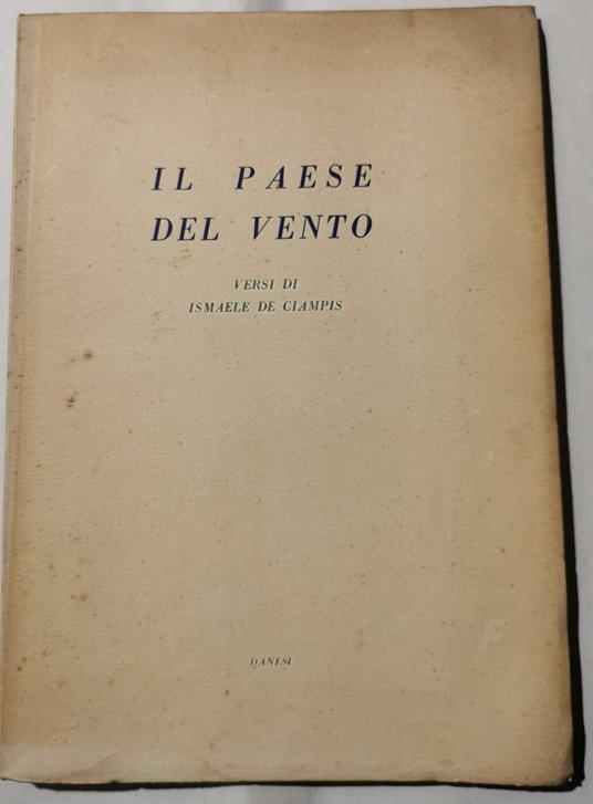Il paese del vento - copertina