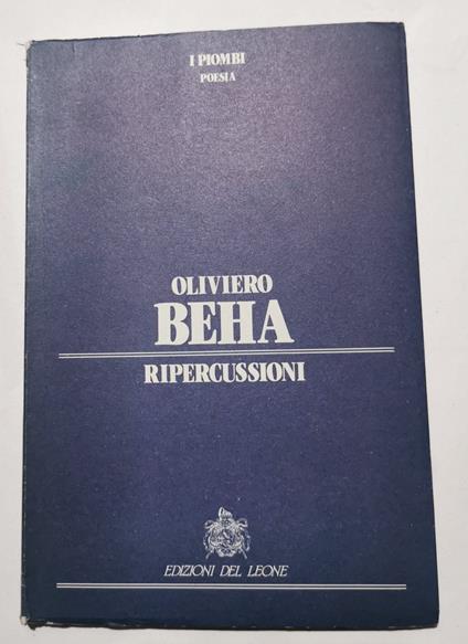 Ripercussioni - Oliviero Beha - copertina