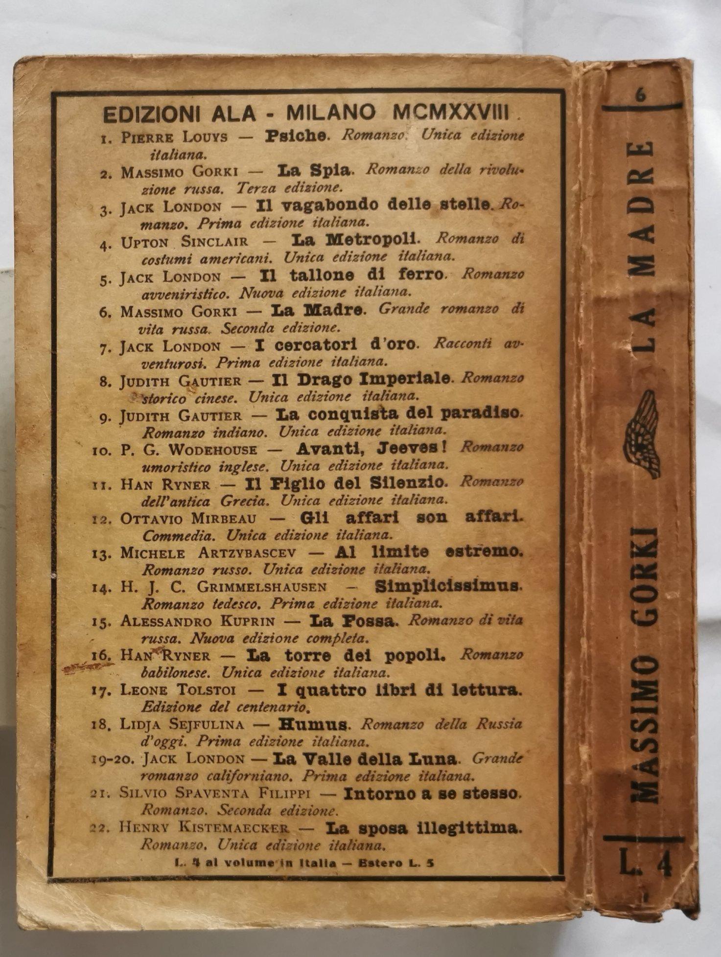 La madre - Romanzo di vita russa