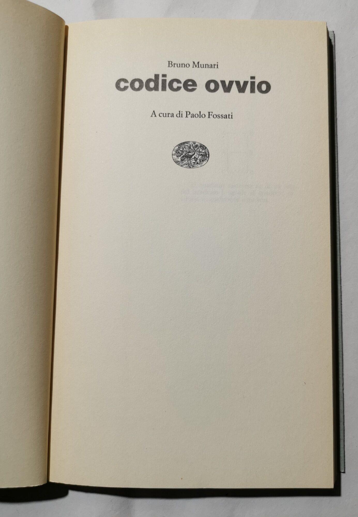 Codice Ovvio