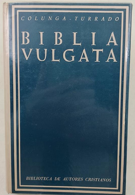 Biblia Sacra Juxta Vulgatam Clementinam - copertina