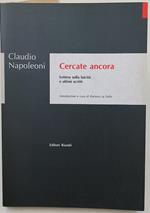 Cercate ancora- Lettera sulla laicita' e ultimi scritti