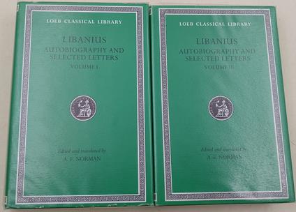 Libanius autobiography and selected letters- 2 voll - copertina
