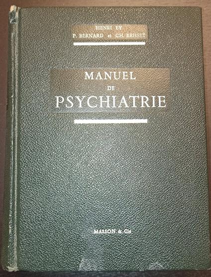 Manuel de psychiatrie - copertina