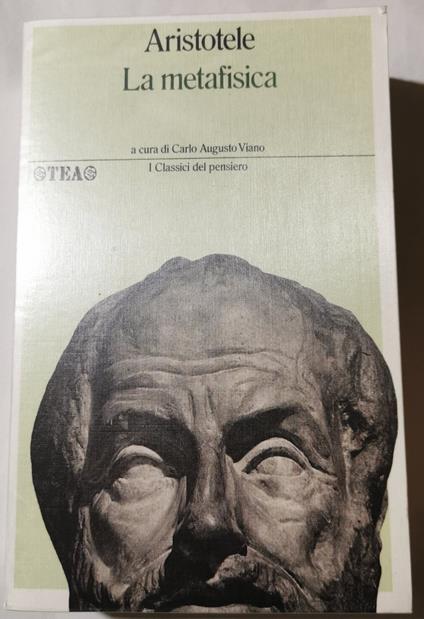 La metafisica - Aristotele - copertina
