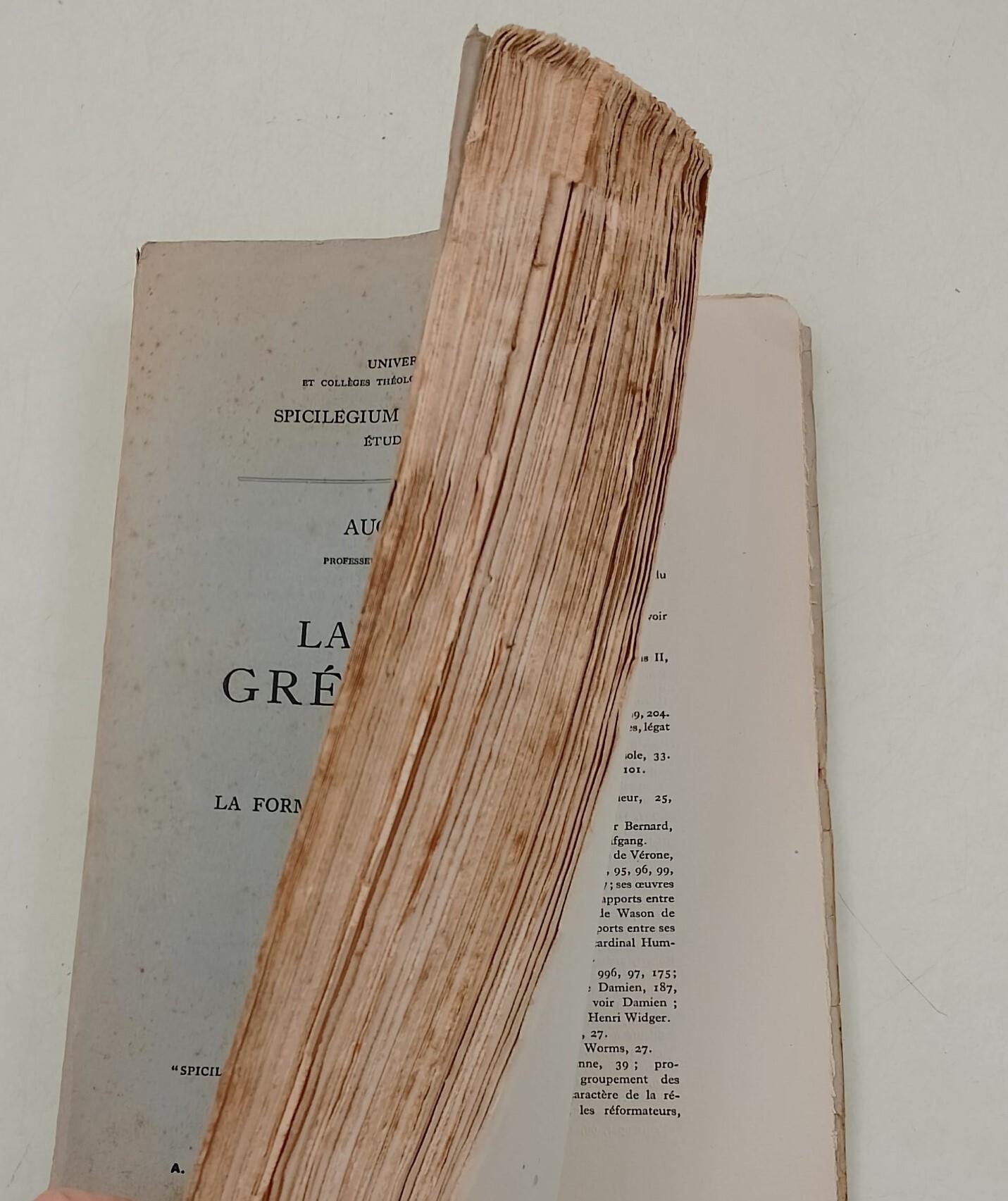 La reforme gregorienne- vol. I La formation des idees gregoriennes