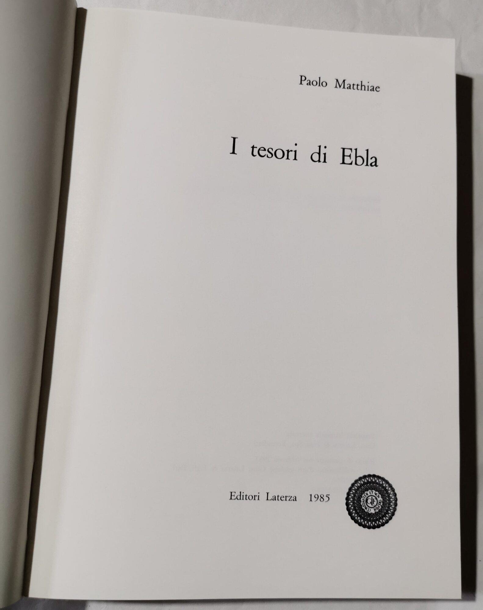 I tesori di Ebla