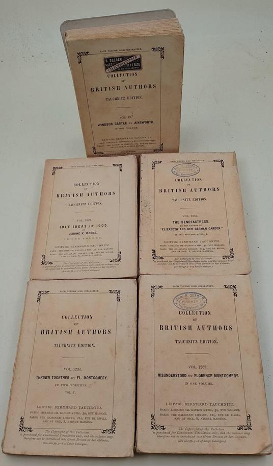 Idle ideas in 1905/Windsor Castle/Misunderstood/The Benefactress/Thrown together - copertina