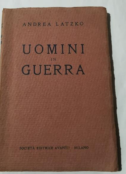 Uomini in guerra - copertina