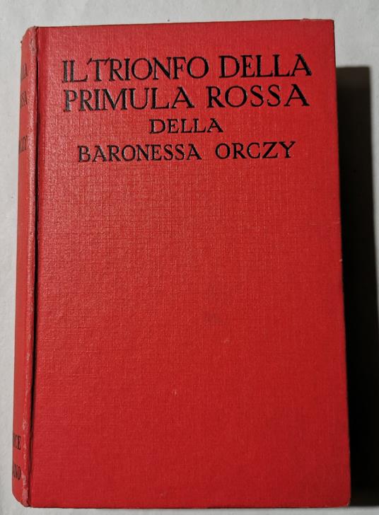 Il trionfo della Primula Rossa - Orczy - copertina