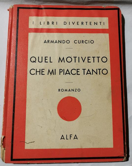 Quel motivetto che mi piace tanto - Armando Curcio - copertina